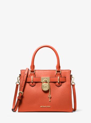 Hamilton Small Leather Satchel Michael Kors