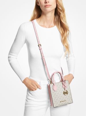 Mercer Extra-Small Logo and Leather Crossbody Bag