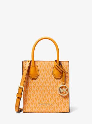 Michael Kors Ava Small Top Handle Satchel In Yellow