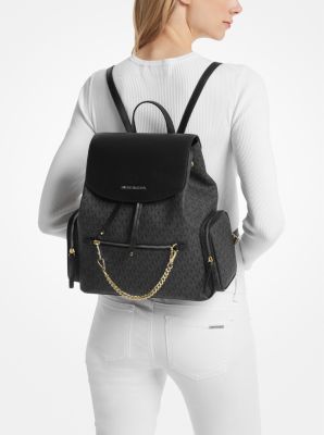 Michael kors jet set logo backpack new arrivals