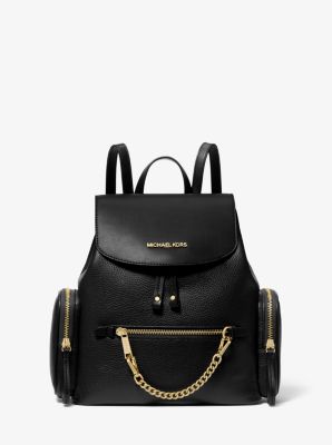 Leather michael shop kors backpack