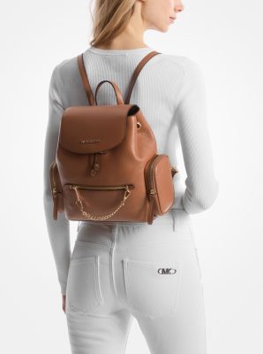 Jet Set Medium Pebbled Leather Backpack Michael Kors