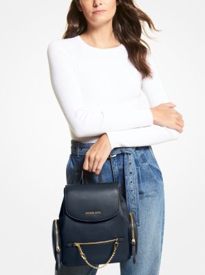 Jet Set Medium Pebbled Leather Backpack Michael Kors