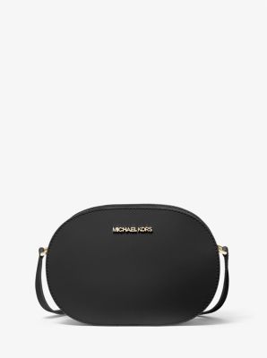 Michael Kors Bags | Michael Kors Jet Set Travel Medium Saffiano Leather Dome Satchel Black | Color: Black/Gold | Size: Medium | 4yousale's Closet