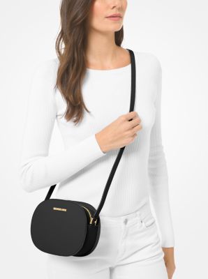 Sac à bandoulière Jet Set Travel de taille moyenne en cuir Saffiano