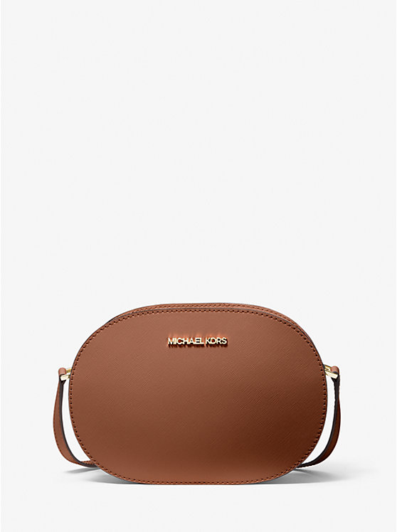 Michael Kors Bags | Michael Kors Jet Set Travel Medium Dome Crossbody | Color: Brown/Gold | Size: Os | Dyfashion's Closet