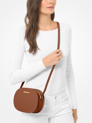 Sac à bandoulière Jet Set Travel de taille moyenne en cuir Saffiano