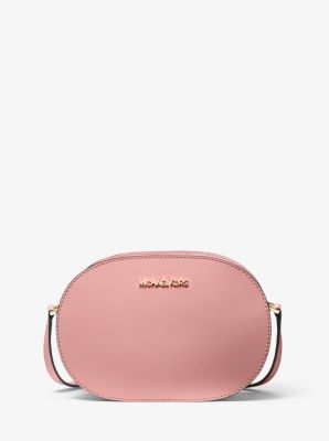 Michael Kors Jet Set Travel Medium Saffiano Leather Crossbody Bag In Pink |  ModeSens