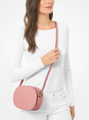 Sac à bandoulière Jet Set Travel de taille moyenne en cuir Saffiano