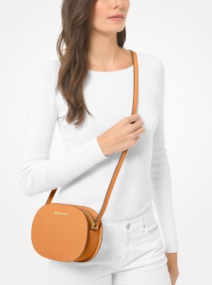 Jet Set Travel Medium Saffiano Leather Crossbody Bag Michael Kors