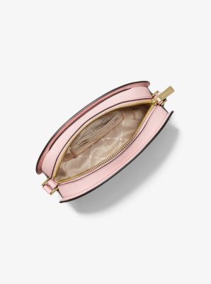 Jet Set Travel Medium Saffiano Leather Crossbody Bag in POWDER BLUSH | Michael Kors