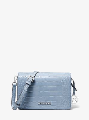 Small Crocodile Embossed Crossbody Bag Michael Kors