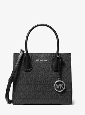 Mercer Medium Logo and Leather Accordion Crossbody Bag | Michael Kors