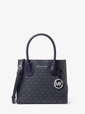 Mercer Medium Logo and Leather Accordion Crossbody Bag