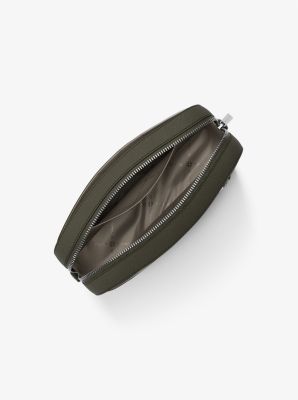 Jet Set Large Saffiano Leather Crossbody Bag in OLIVE | Michael Kors