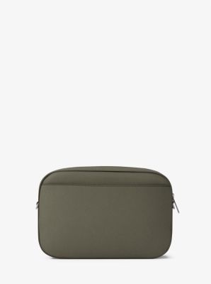 Jet Set Large Saffiano Leather Crossbody Bag in OLIVE | Michael Kors