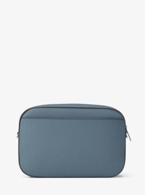 Bolsa cruzada Jet Set grande de piel Saffiano in ACIANO | Michael Kors