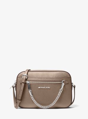 Jet Set Large Saffiano Leather Crossbody Bag