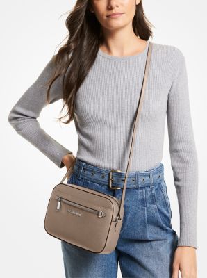 Jet Set Large Saffiano Leather Crossbody Bag