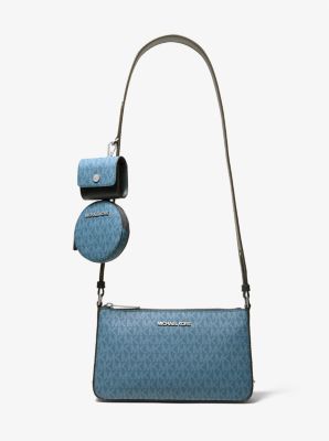 Jet Set Travel Small Logo Shoulder Bag with Pouches