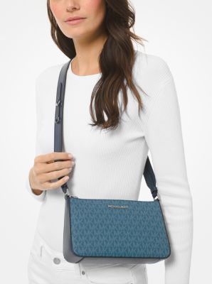 【Michael Kors】ポーチ付 Jet Set Travel Small Shoulder Bag☆ Michael Kors 35S1GTVC3B Jet Set Travel Small Logo Shoulder