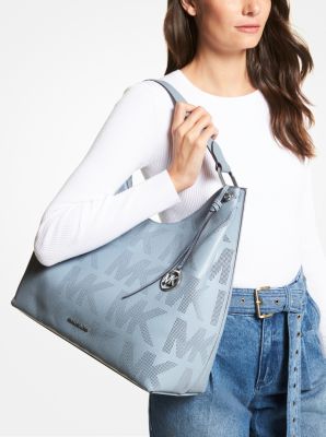 Joan Extra-Large Pebbled Leather Shoulder Bag | Michael Kors