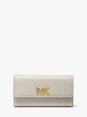 Mimi Large Saffiano Leather Bi-Fold Wallet image number 0