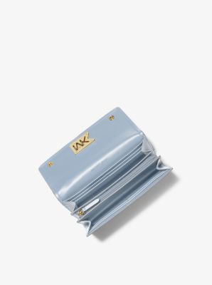 Louis Vuitton, Bags, Louis Vuitton Monogram Bifold Wallet Custom Blue  Button