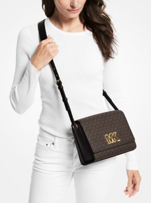 Mimi Medium Logo Messenger Bag | Michael Kors