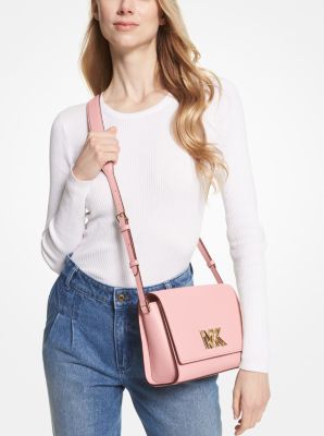 Mimi Medium Leather Messenger Bag | Michael Kors