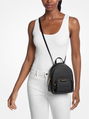 Rucksack Jaycee Extra-Small mit Signature-Logomuster in SCHWARZ | Michael Kors