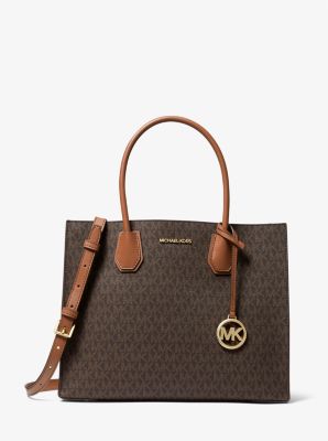 Mercer Large Logo Accordion Tote Bag | Michael Kors