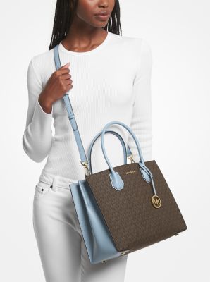 Mercer Large Logo Accordion Tote Bag | Michael Kors Canada