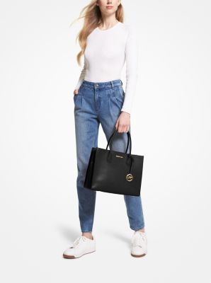 Mercer Large Pebbled Leather Accordion Tote Bag | Michael Kors Canada