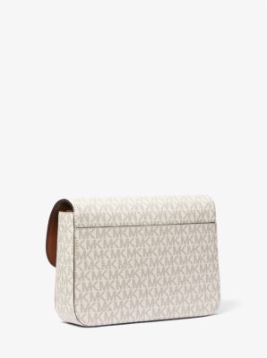 Sloan Editor Medium Signature Logo Messenger Bag | Michael Kors Canada