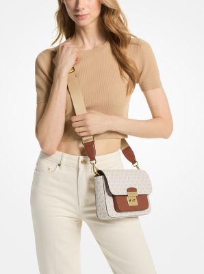 Sloan Editor Medium Signature Logo Messenger Bag | Michael Kors