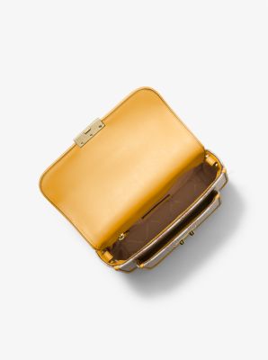 Sloan Editor Medium Logo Jacquard Messenger Bag