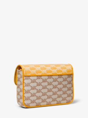 Sloan Editor Medium Logo Jacquard Messenger Bag