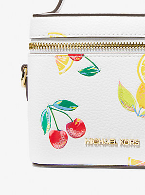 Sandrine Small Sequined Fruit Print Crossbody Bag