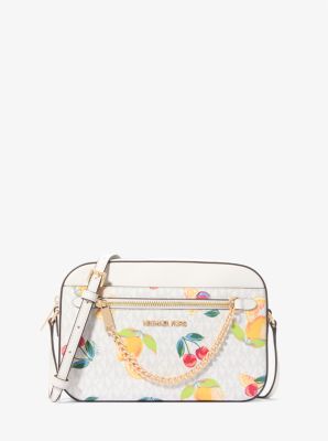 Jet Set Large Fruit Print Logo Crossbody Bag image number 0