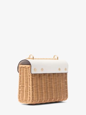 Whitney Small Wicker Shoulder Bag image number 2