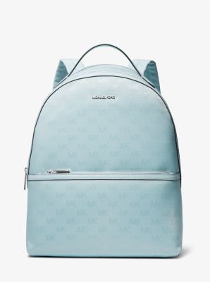 Sheila Large Woven Logo Nylon Backpack image number 0