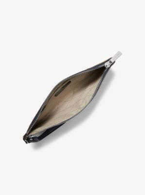 Jet Set Travel Large Sequined Fruit Print Wristlet in NAVY | Michael Kors