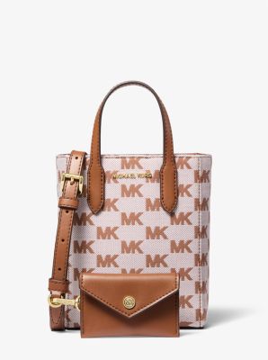 Vincent Extra-Small Logo Jacquard Crossbody Bag With Card Case