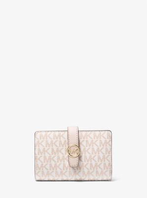 Greenwich Medium Signature Logo Zip-Around Wallet