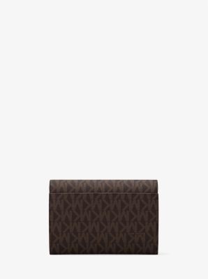 Portefeuille Jet Set 2 en 1 de taille moyenne à logo Signature