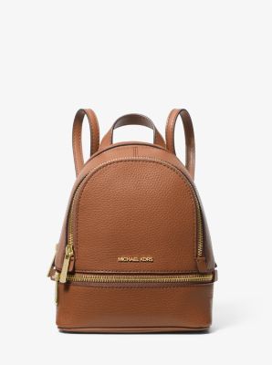 Rhea Extra-Small Pebbled Leather Backpack