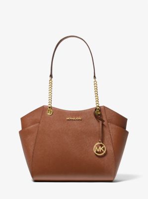 mk leather tote