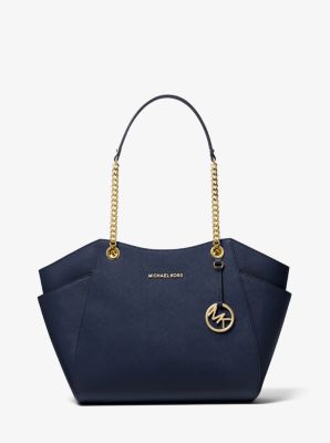 Jet Set Large Saffiano Leather Shoulder Bag | Michael Kors