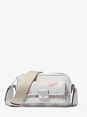 Bradshaw Extra-Small Embellished Signature Logo Camera Crossbody Bag